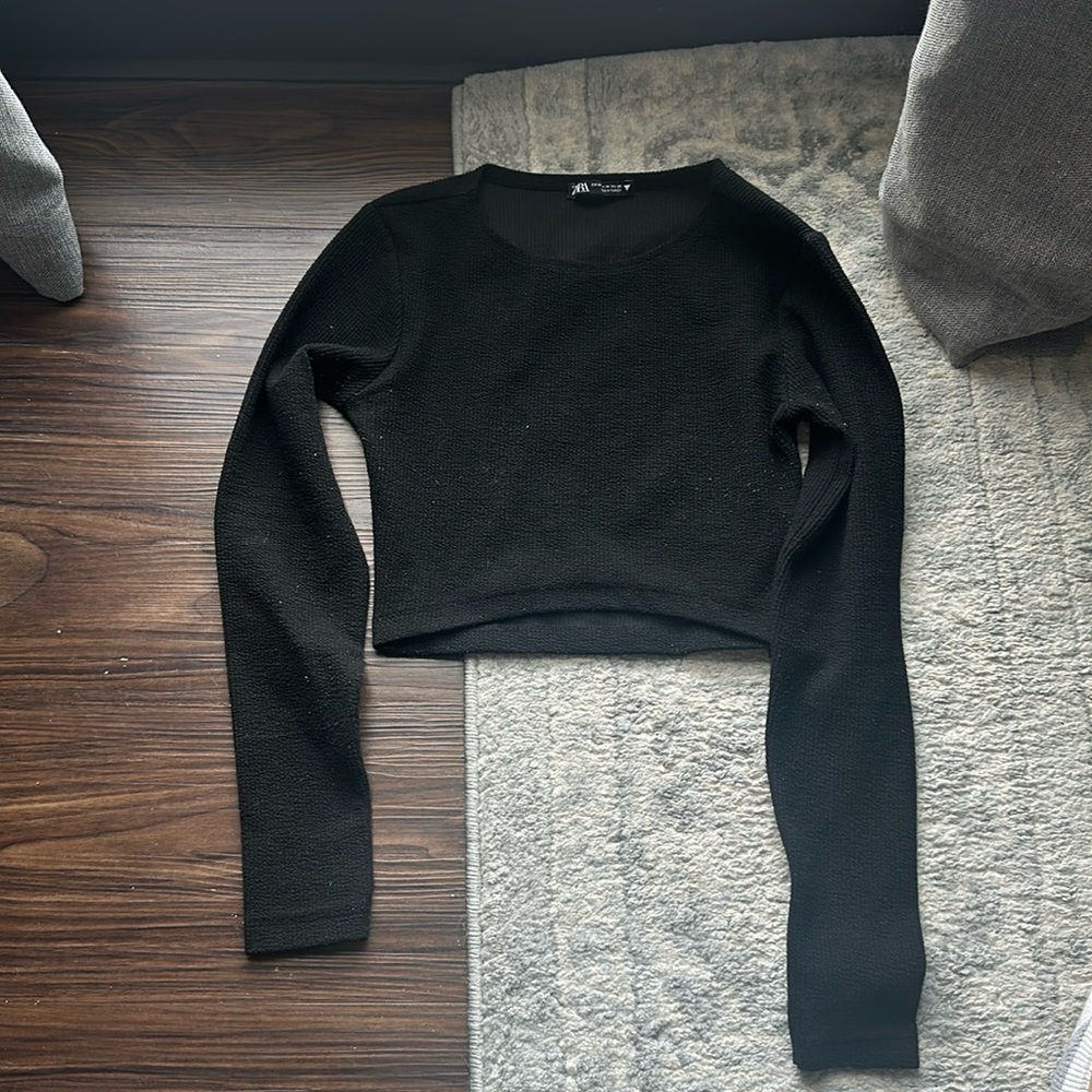 Zara cropped long sleeve